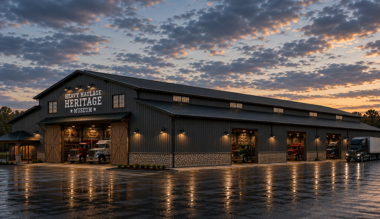 Heavy Haulage Heritage Museum concept render